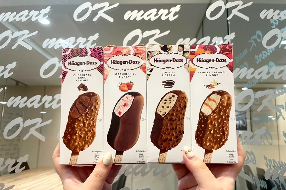 限時 5 天！OKmart「哈根達斯雪糕」買 3 送 3　「福源花生醬」系列雪糕獨家販售