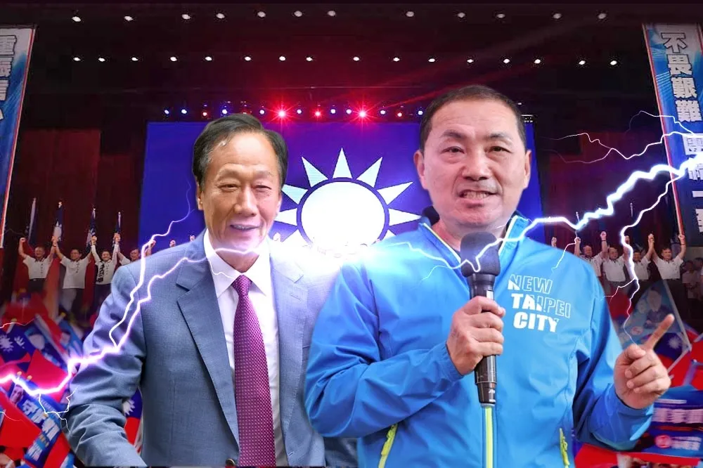 【內幕】郭台銘仿蔡英文提「中華民國台灣」惹議　侯友宜加溫兩岸論述主張「和平護民主」