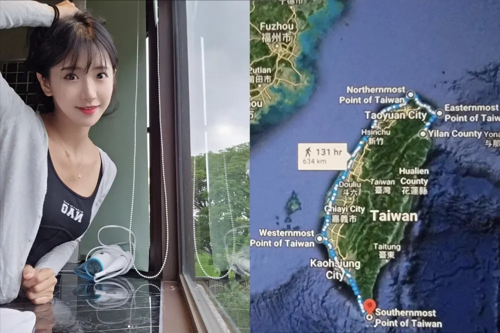 南韓實況主「企鵝妹」徒步環台　PTT網友改觀喊：真的威
