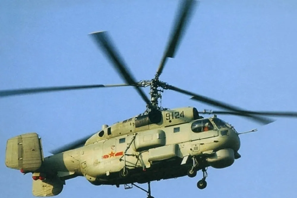 解放軍機12架次擾台　卡-28反潛直升機現蹤西南空域