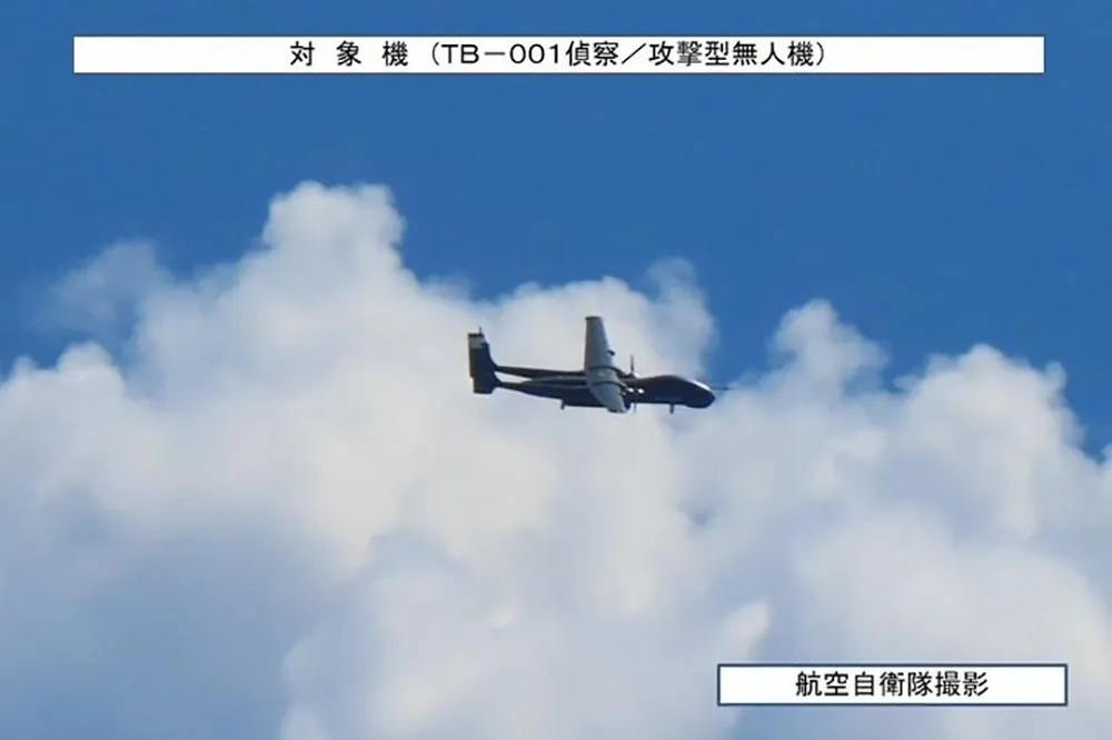 美P-8A反潛機通過台海　解放軍「雙尾蠍」無人機從南到北繞行台灣