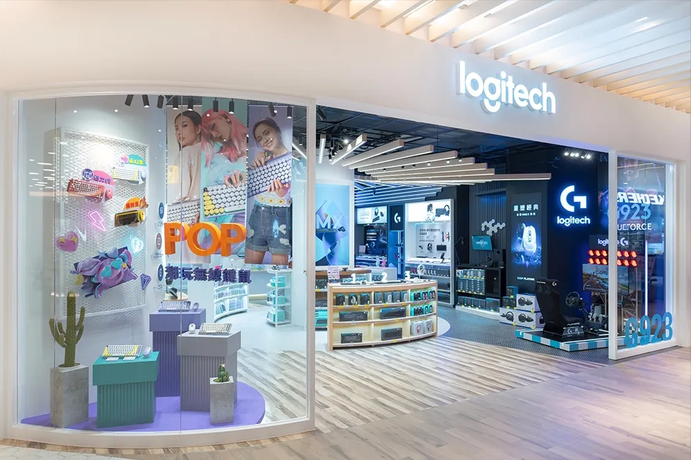 Logitech首間品牌概念店插旗台中LaLaport，4月27日起試營運