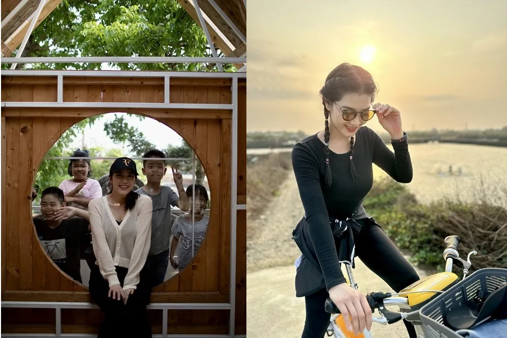 單車暢遊台南　美女主播劉方慈分享私房美景
