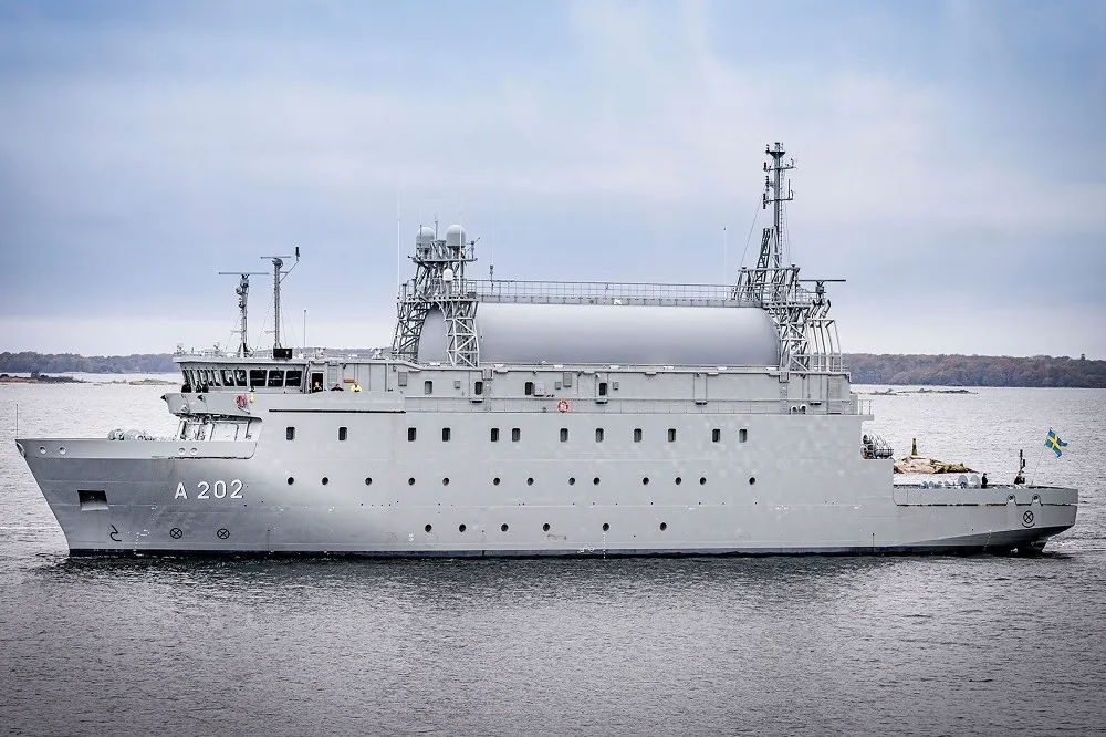 【有片】瑞典軍方接收新訊號情報艦「阿提米斯號」　通訊偵蒐能力更強大