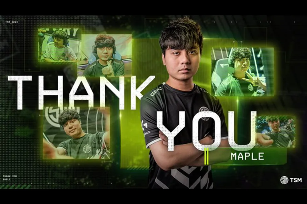 《英雄聯盟》TSM 宣布選手 Maple、教練 Chawy 離隊