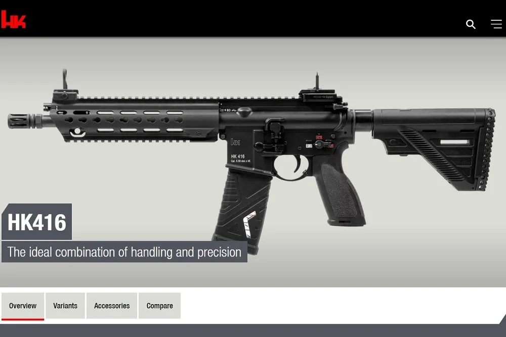 【有片】推動軍事現代化　盧森堡採購德製HK416突擊步槍