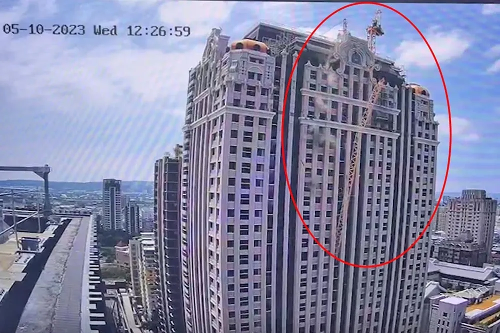 【可怕片】台中捷運1死8傷吊臂砸落傷畫面曝光　蔣萬安派北捷、捷運局支援台中