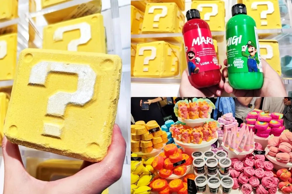 【有片】LUSH 第 4 間門市插旗西門町！《超級瑪利歐兄弟》聯名系列限量販售