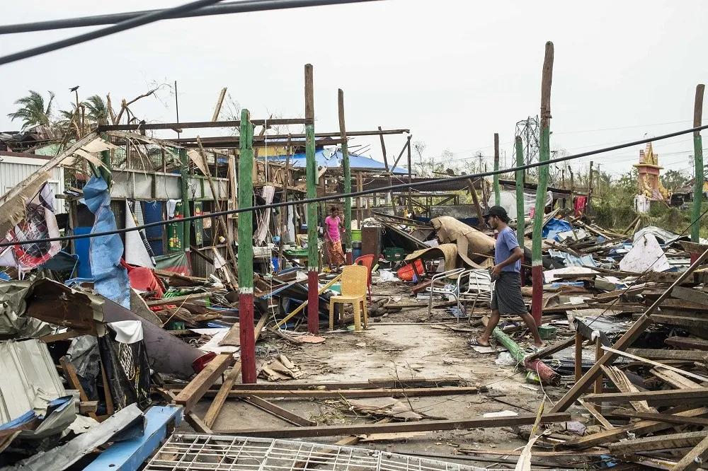緬甸遭氣旋摩卡襲擊　逾80人死亡上百人失蹤