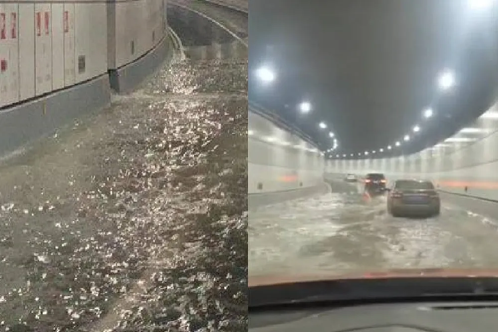 【有片】號稱可用百年鬧笑話　中國大連海底隧道通車僅半月驚傳漏水
