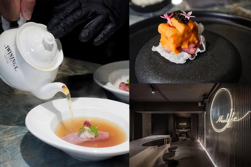 【有片】隱藏於巷弄內！台北無菜單料理「星 hoshi table」聯手唐寧茶打造新菜單　中法料理一次滿足