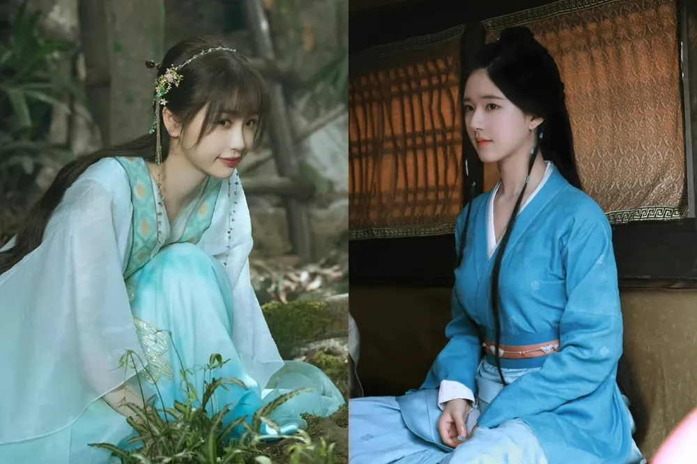 【95後陸劇女神PK】趙露思超低胸禮服曲線畢露　虞書欣背部全裸遊走尺度邊緣