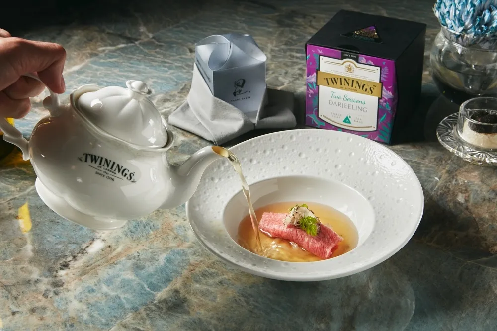 星hoshi table餐廳巧手 TWININGS唐寧茶大玩創意　即日起演繹低奢風華「唐寧沐春協奏曲-無菜單料理」