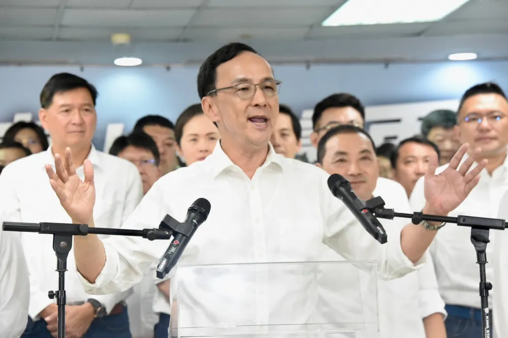 國民黨誓師大會拚勝選氣勢　朱立倫高喊：侯友宜是保護中華民國最好的總統
