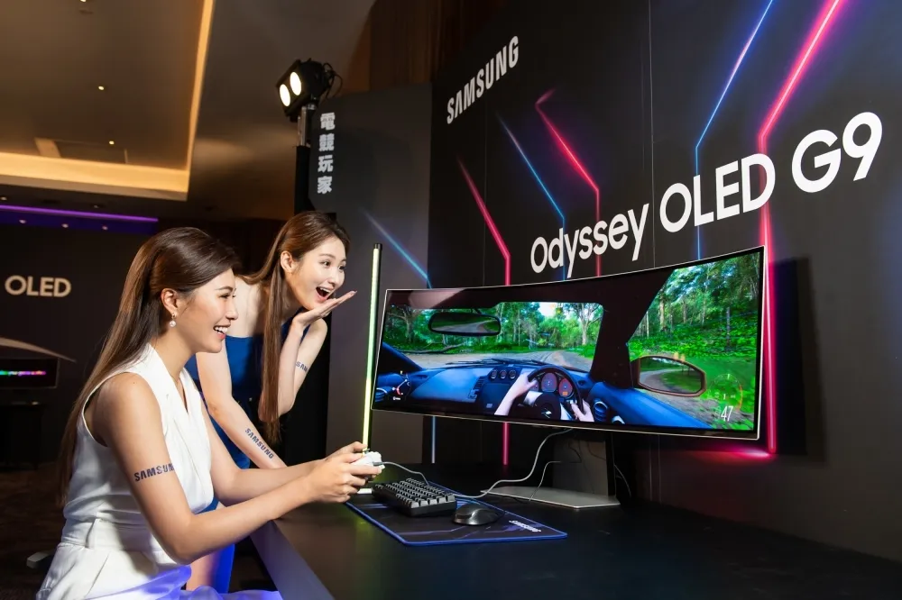 三星奧德賽 Odyssey OLED G9 曲面電競螢幕霸氣登台　購買指定顯示器送超值好禮、再抽首爾來回機票