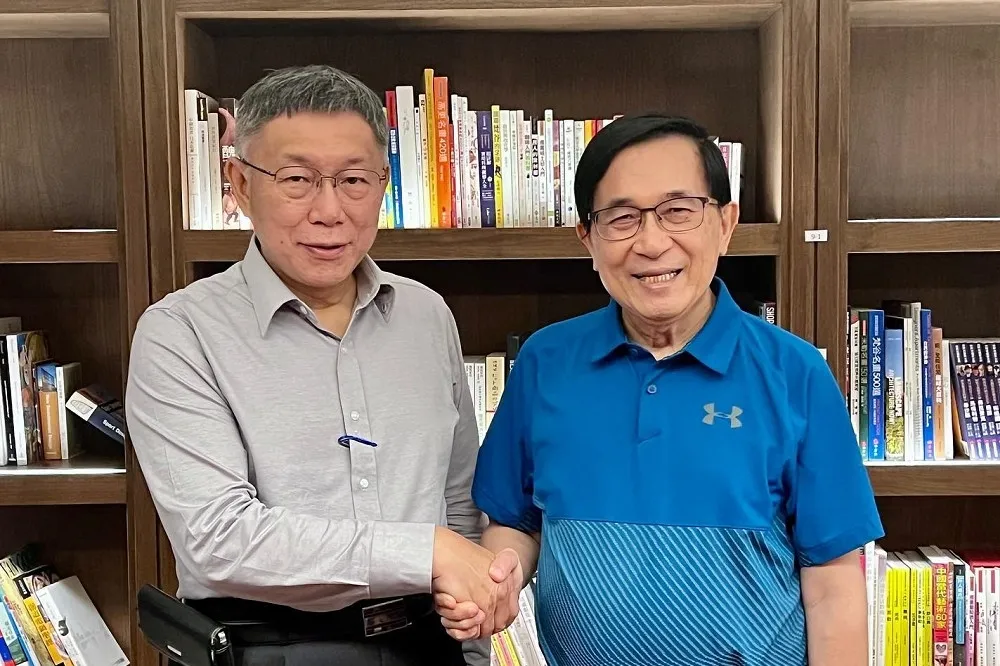 柯文哲南下向陳水扁請益　2人晤談內容曝