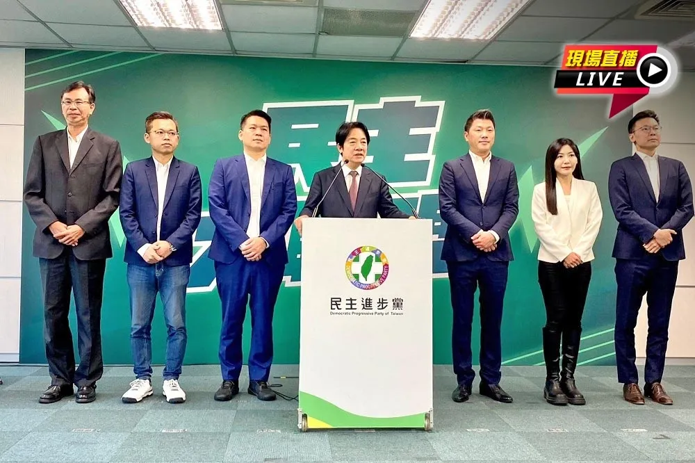 【直播】「民主大聯盟」記者會　賴清德：徵召林飛帆等6人選立委