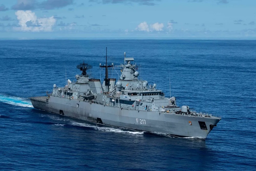 因應台海與南海持續緊張　德國防長宣布明年2艘軍艦巡弋印太水域