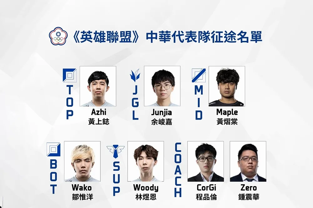 名單出爐！《英雄聯盟》中華隊亞運征途由 PSG 全體出戰