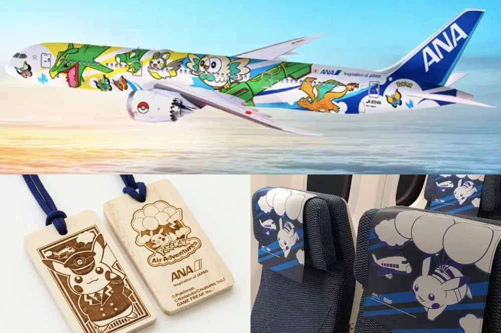 ANA 全日空「皮卡丘彩繪機」正式首航！搭機送登機證明、貼紙、木札　航線一次看