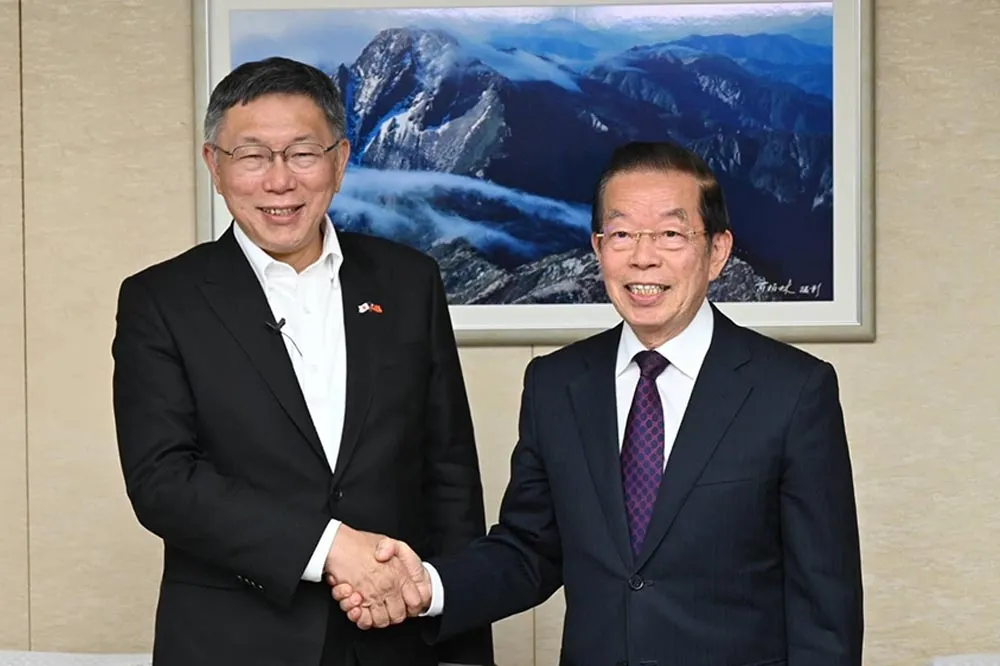 訪日會面！謝長廷預測柯文哲民調還會上升　送「江湖險惡，請多珍重」8字