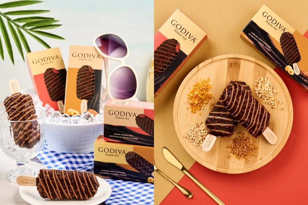 GODIVA  雙口味巧克力雪糕 7-11 獨家開賣！集點換霜淇淋第二支半價、7-11 冰品抽抽樂 0 元起