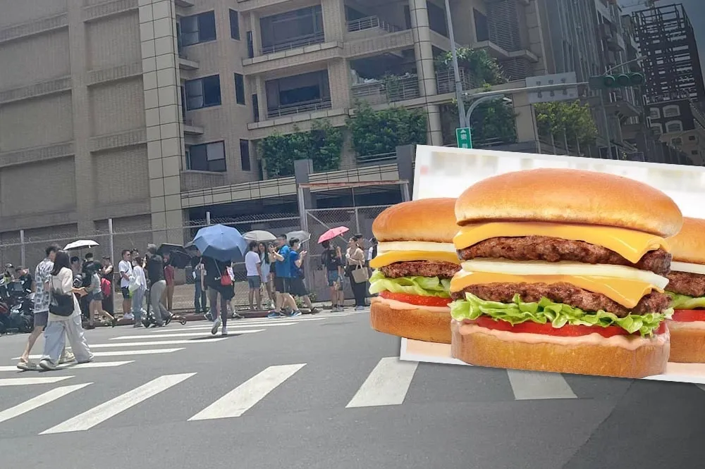 沒吃到QQ！美國知名漢堡「IN-N-OUT」來台快閃　千人排隊朝聖不到1小時完售