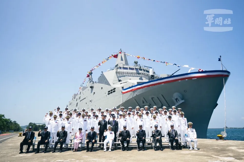玉山軍艦今成軍　海軍司令：投入戰備任務