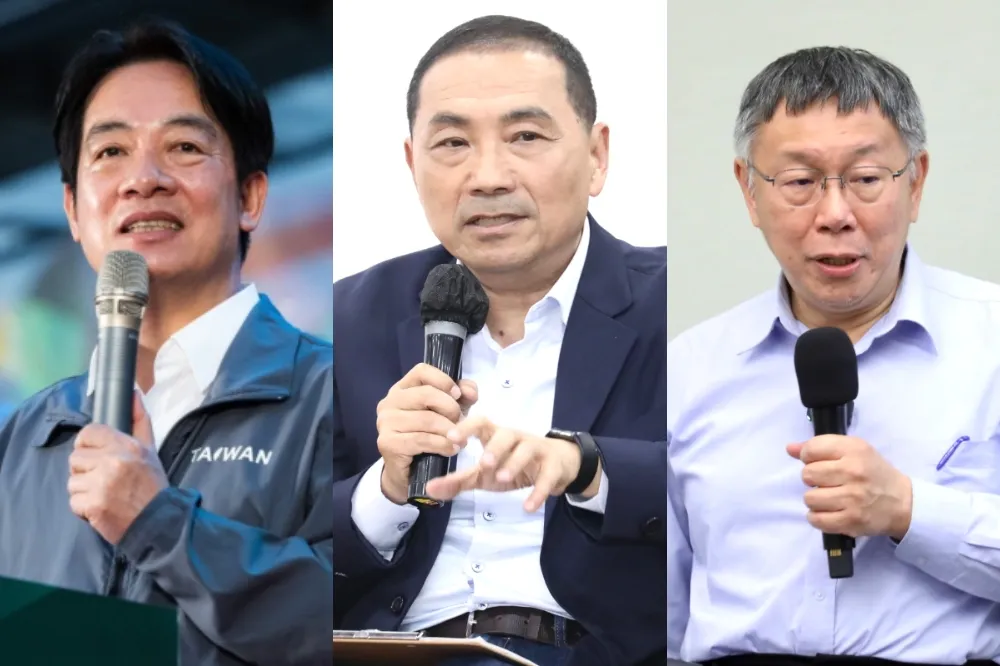總統大選最新民調！賴清德36.5%居冠　柯文哲29.1%「像噴火哥吉拉」猛追、侯友宜腰斬剩20.4%