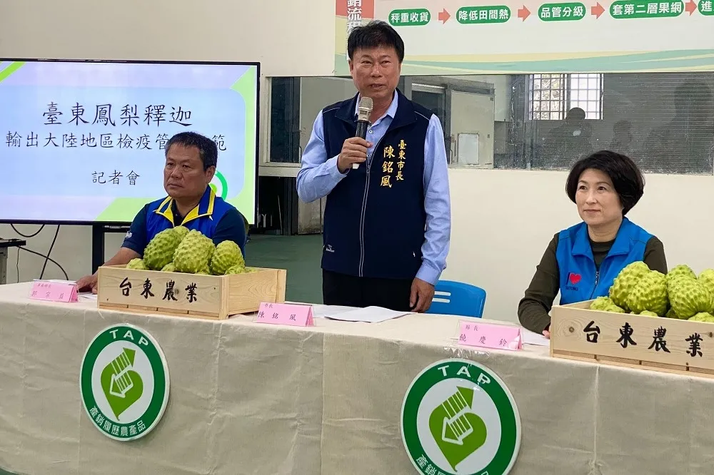 饒慶鈴赴中奏效！中國睽違638天准「鳳梨釋迦」輸入　但僅有台東25果園