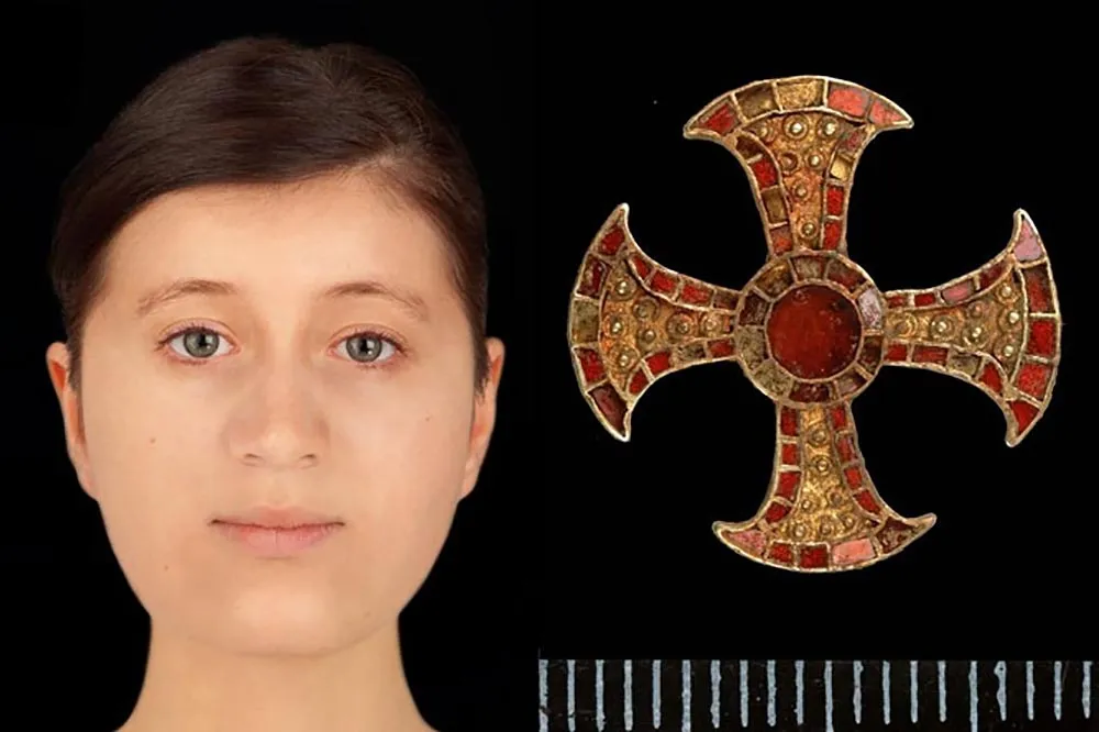 DNA揭開英國新娘真面目　1300年前少女容貌曝光