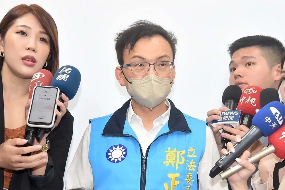 遭控性騷男記者「摳手心10幾秒」　藍委鄭正鈐駁：子虛烏有