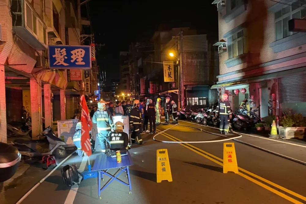 竹北氣爆大樓附近深夜瓦斯再外洩　濃度最高達2萬PPM