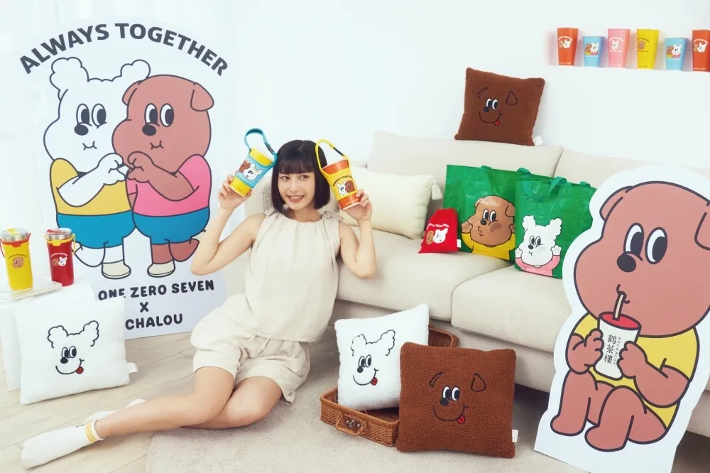 限量加購！鶴茶樓與韓國超人氣 IP「SHOP1107」合作推 4 款聯名杯、9 樣周邊