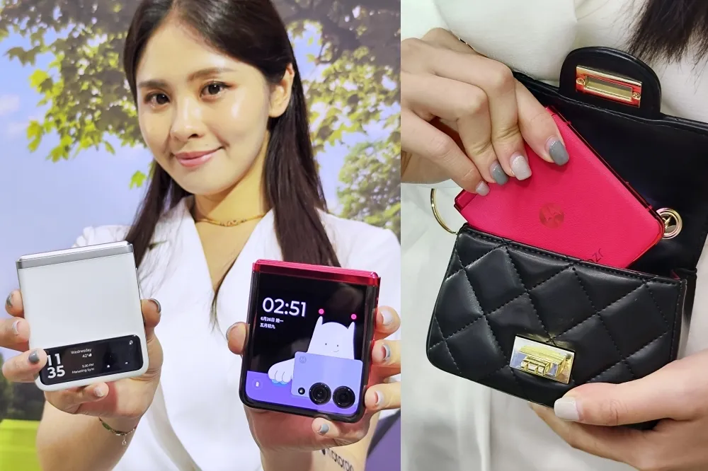 【實機顏色、開賣日】最高折 3000 元！motorola 摺疊手機 razr 40 ultra 三萬有找　擁有市面最大外螢幕、還能玩小遊戲