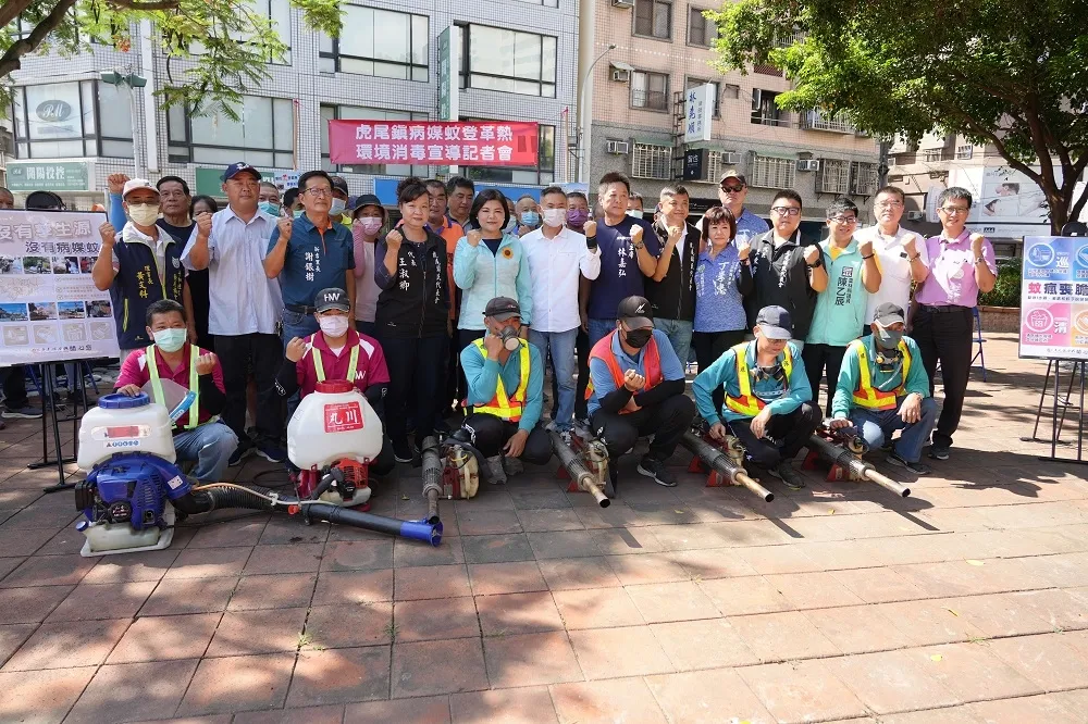 虎尾鎮公所將進行全鎮清消　張麗善縣長籲各鄉鎮一同防堵登革熱病媒蚊傳播