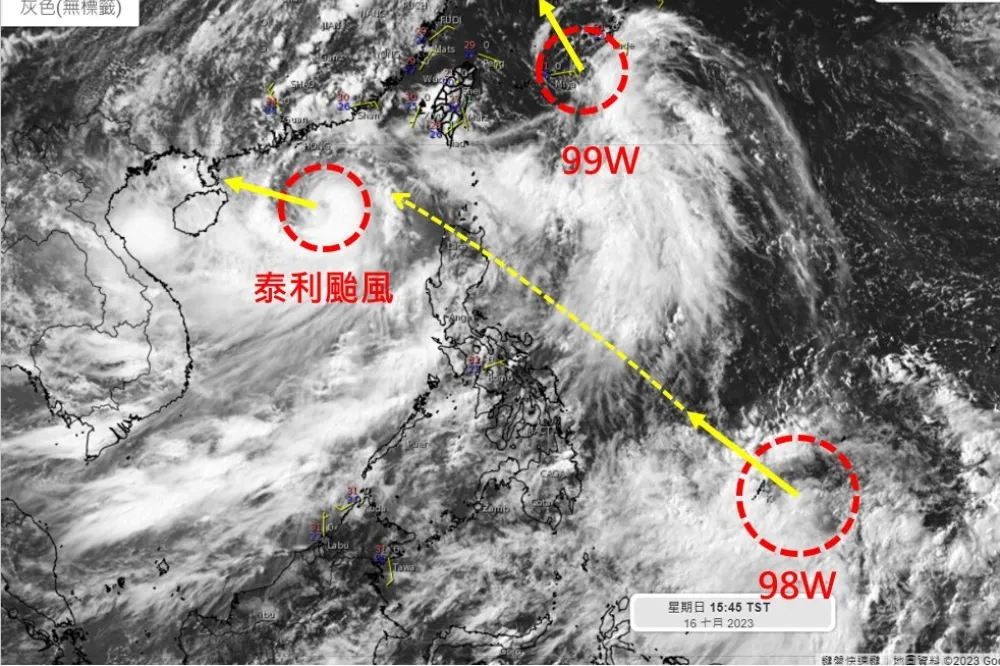 「泰利」明增強估轉中颱　下周恐還有颱風接力生成　