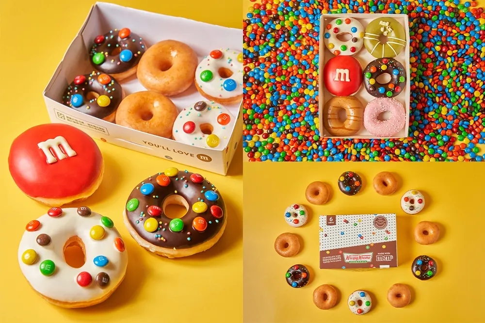 甜甜圈買 12 送 12！Krispy Kreme 把 M&M's 放大了　迷你甜甜圈同步開賣
