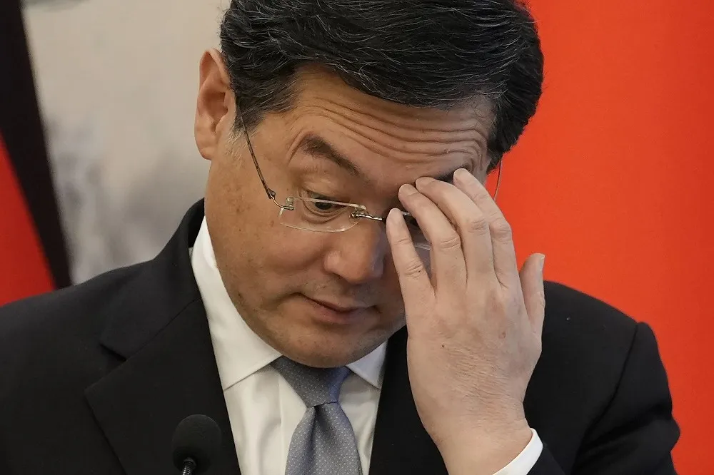 【有片】中國外交部官網撤秦剛資訊　毛寧：依規定更新