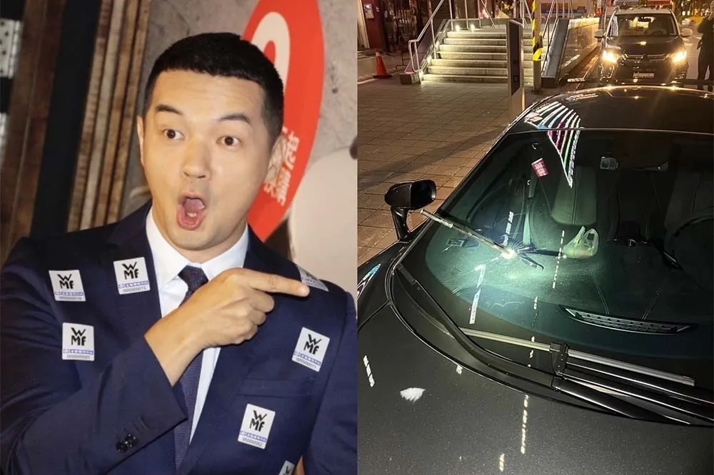 【酒空片】全聯先生酒醉持鐵棍重擊千萬麥拉倫超跑　叉爆擋風玻璃辯稱「不小心」