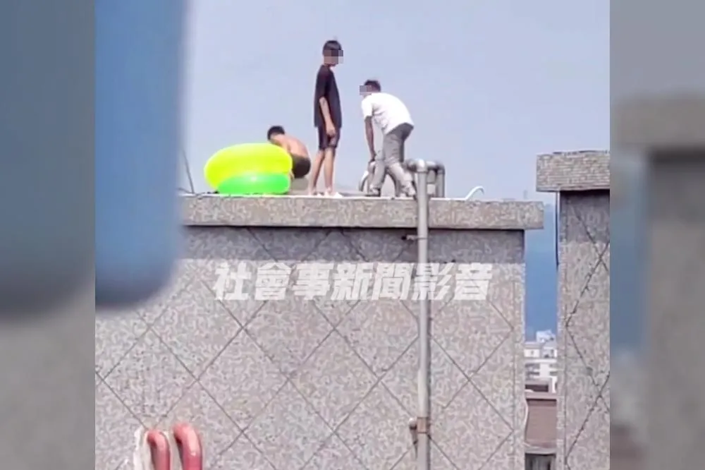 新北3少年把大樓水塔當泳池　戲水玩壞設備害20住戶無水可用