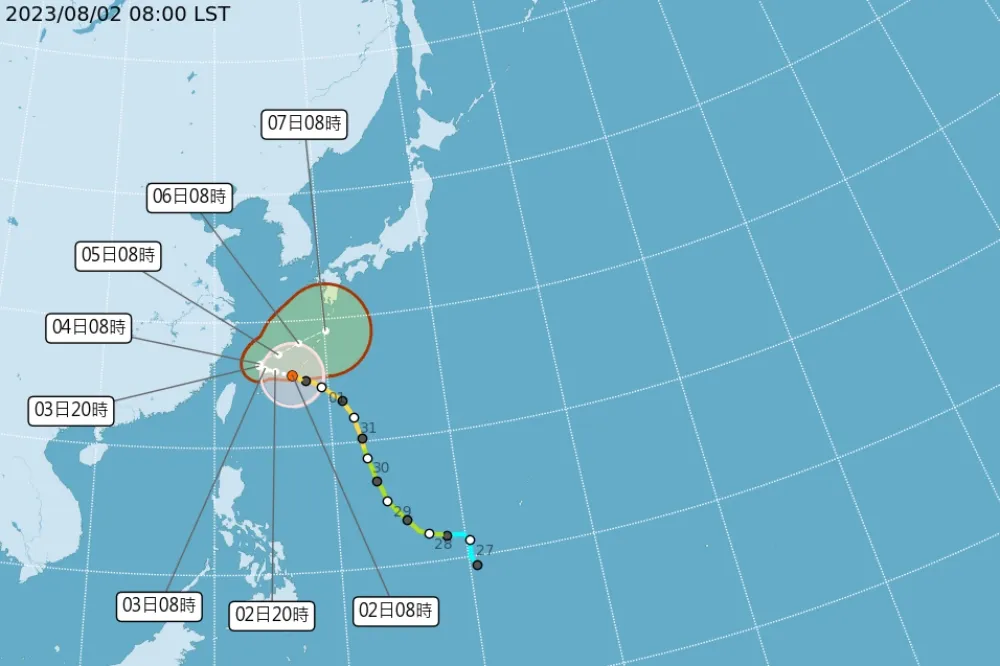 卡努逼近！海面風力漸增強　新北周四可能達「颱風假」標準