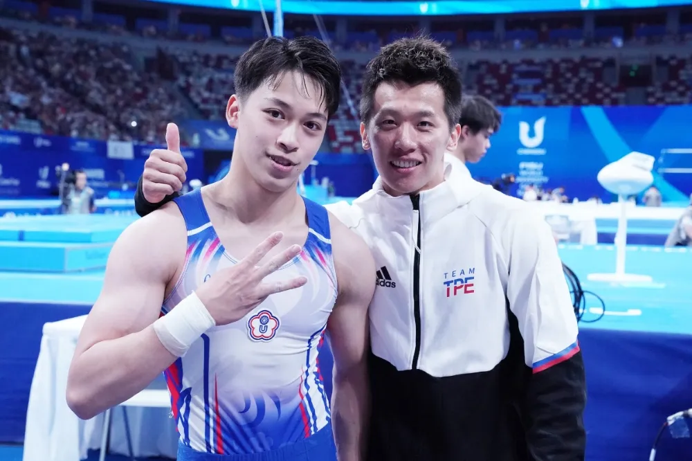 【世大運體操】李智凱鞍馬摘金　蕭佑然逆轉日本選手斬獲銅牌