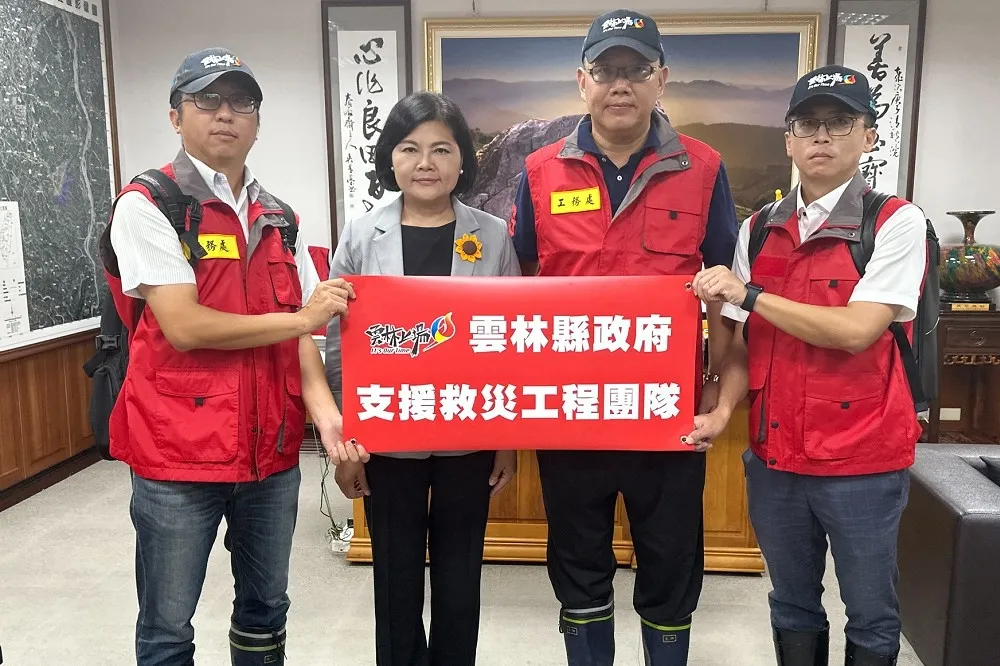 雲林火速支援　張麗善派通路大隊進駐南投