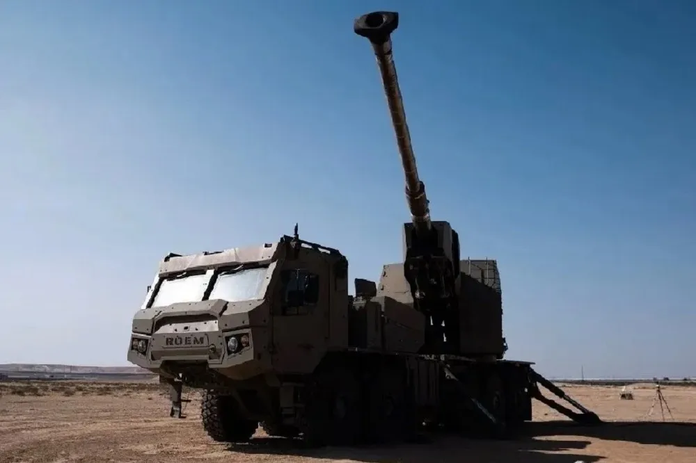 【有片】以色列155公厘Roem輪型自走砲　戰力是Ｍ109的4倍　