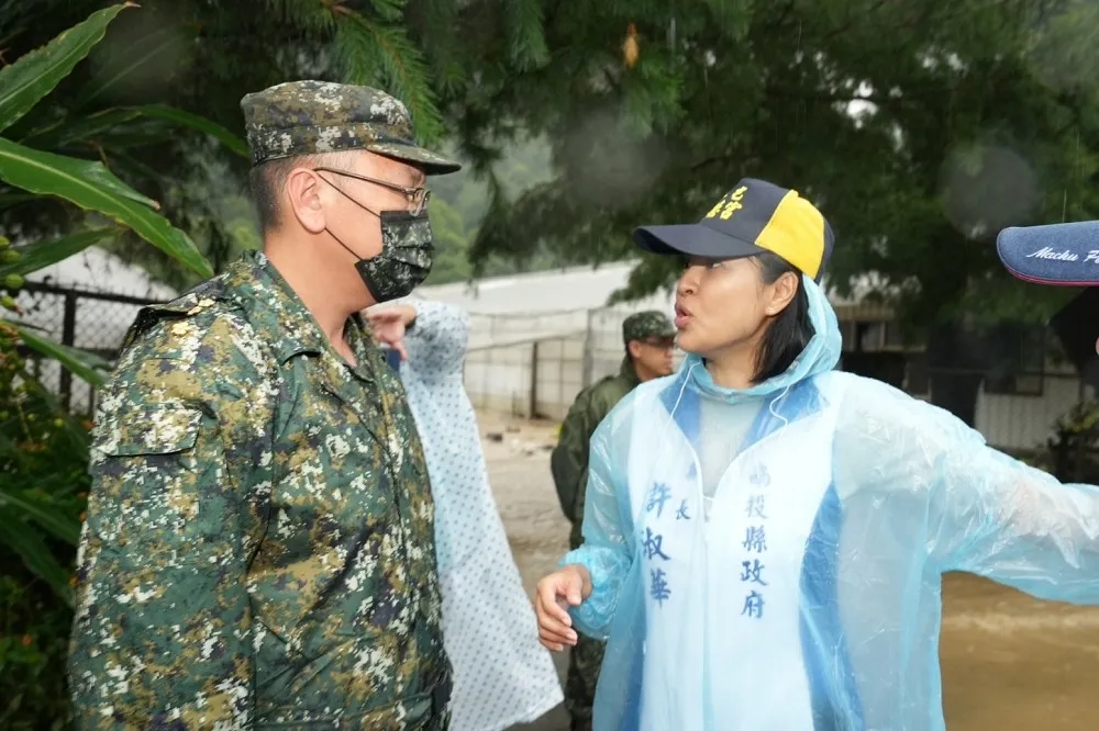 國軍投入救災　縣府代表南投縣民表達謝意