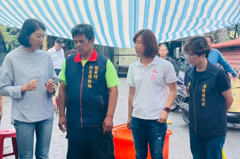 郭董女兒赴南投仁愛鄉勘災　卡努救助專戶已收354萬元善款