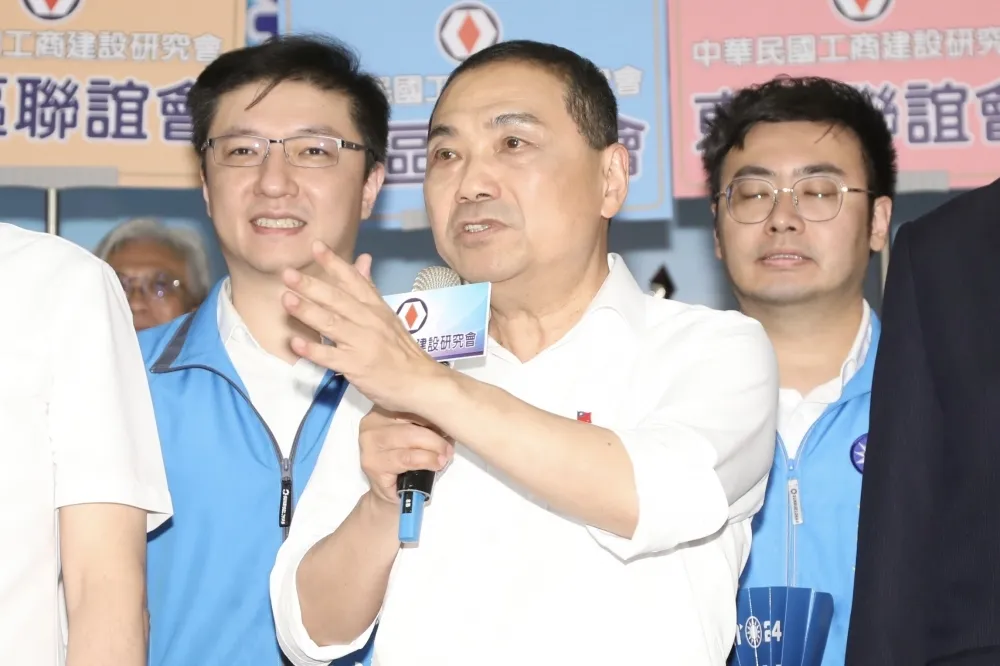 ｢ㄅ一ㄤˋㄅ一ㄤˋ｣暗指郭台銘？侯友宜：是講自己用生命保護人民安全。