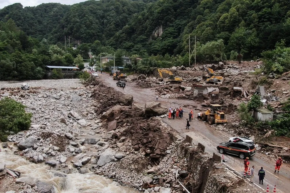 【有片】中國西安暴雨引發土石流　21死6失蹤