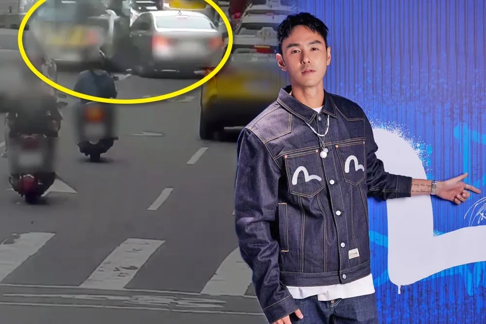 阮經天百萬BMW撞水泥車毀車頭　今發聲報平安再加碼好消息
